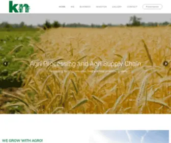 Knagri.com(KN AGRI RESOURCES LIMITED) Screenshot