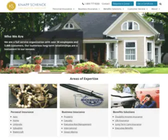 Knappschenck.com(Expert Insurance Services and Solutions) Screenshot