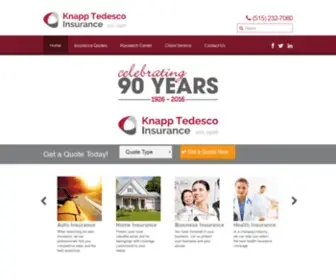 Knapptedesco.com(Knapp Tedesco Insurance Agency) Screenshot