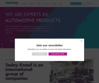Knaufautomotive.com(Auto parts manufacturer) Screenshot