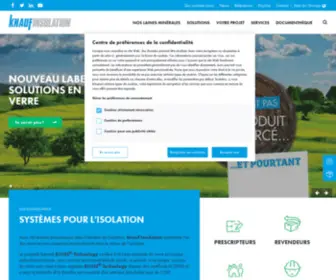 Knaufinsulation.fr(Isolation thermique et acoustique) Screenshot