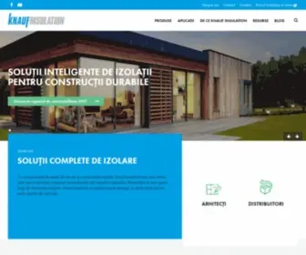 Knaufinsulation.ro(Knauf Insulation) Screenshot