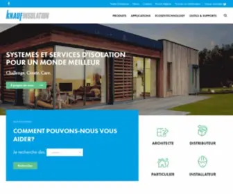 Knaufinsulationalgerie.com(Solutions d'isolation pour un monde meilleur) Screenshot