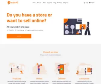 Knawat.com(Wholesale products source & Fulfillment services for Ecommerce) Screenshot