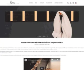 Knaxshop.com(Porte-manteaux mural en bois ou couleur) Screenshot