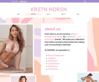 KNDRSN.com(KRSTN NDRSN) Screenshot