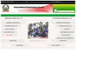 Knec-Portal.ac.ke(THE KENYA NATIONAL EXAMINATIONS COUNCIL) Screenshot