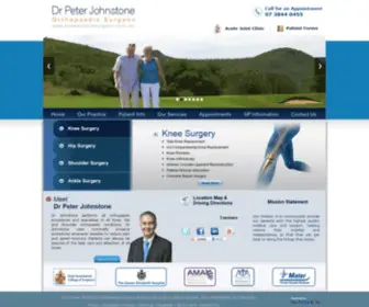 Kneeandhipsurgeon.com.au(Dr Peter Johnstone) Screenshot