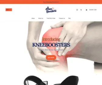 Kneeboosters.com(Create an Ecommerce Website and Sell Online) Screenshot