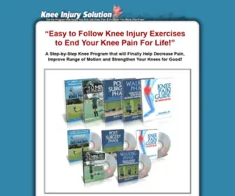 Kneeinjurysolution.com(Knee Injury Solution) Screenshot