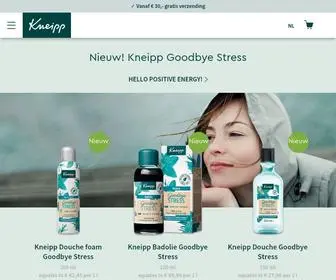 Kneipp.com(Voel je lekker met Kneipp) Screenshot