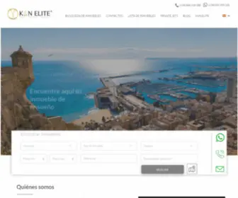 Knelite.com(Inmobiliaria en Alicante K&N ELITE) Screenshot