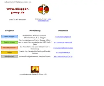 Knepper-Group.de(Wilkommen auf der Homepage von www) Screenshot