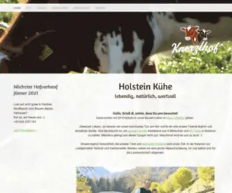 Knerzlhof.at(Holstein Kühe) Screenshot