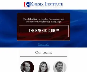 Knesix.com(Unleash your Personal Influence) Screenshot