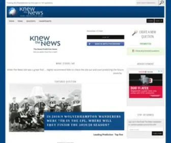 Knewthenews.com(Knew The News) Screenshot