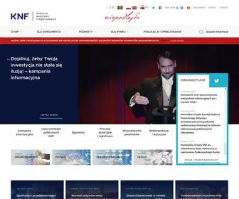 KNF.gov.pl(Komisja Nadzoru Finansowego) Screenshot