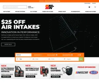 Knfilters.com(Washable Air Filters) Screenshot