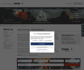 Knick-Interface.com(Knick Interface LLC) Screenshot