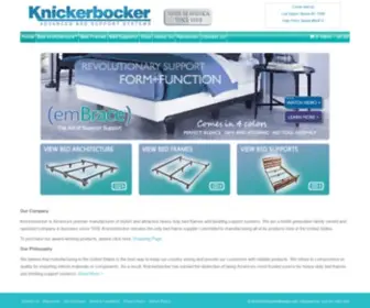 Knickerbockerbedframe.com(Knickerbocker Bed Frame Company) Screenshot