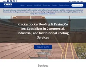 Knickroof.com(Knickerbocker Roofing) Screenshot