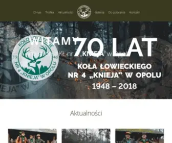 Knieja.opole.pl(KŁ Knieja w Opolu) Screenshot