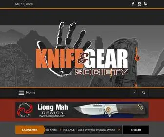 Knife-Gear.com(Knife & Gear Society) Screenshot