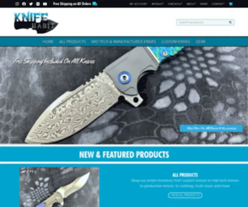 Knifehabit.com(Knifehabit) Screenshot