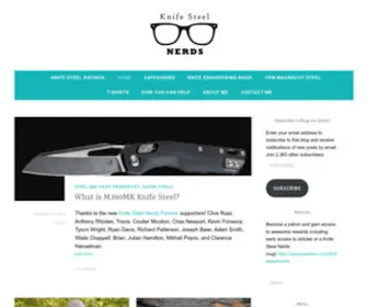 Knifesteelnerds.com(Knife Steel Nerds) Screenshot