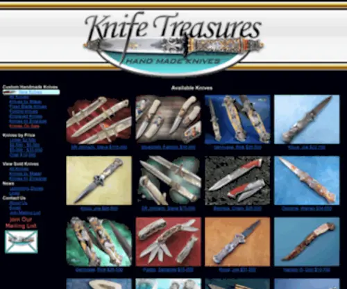 Knifetreasures.com(Knife Treasures) Screenshot