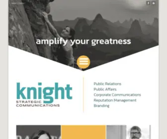 Knight-SC.com(Knight Strategic Communications) Screenshot