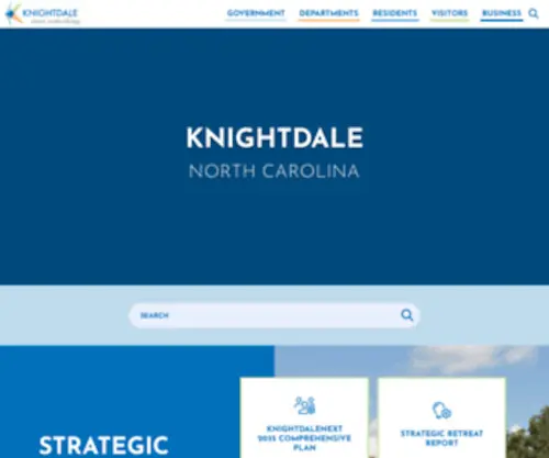 Knightdalenc.gov(Town of Knightdale) Screenshot