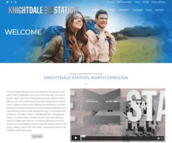 Knightdalestation.com(New Homes in Knightdale Knightdale Station) Screenshot