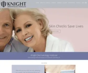 Knightdermatology.com(Knight Dermatology Institute) Screenshot