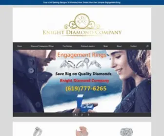 Knightdiamondcompany.com(Diamond Engagement Rings in San Diego) Screenshot