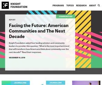 Knightfoundation.org(Knight foundation) Screenshot