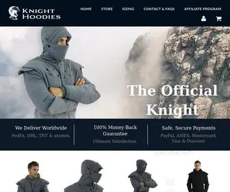 Knighthoodies.com(The Official Knight Hoodie) Screenshot