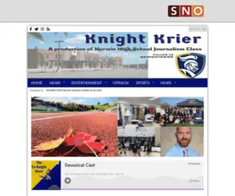 Knightkrier.com(The Student News Site of Norwin High School) Screenshot