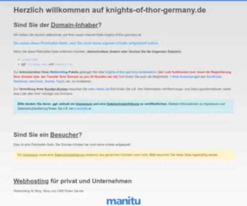 Knights-OF-Thor-Germany.de(Knights of Thor Germany) Screenshot
