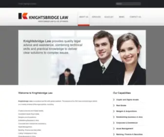 Knightsbridgelaw.com(Knightsbridge Law) Screenshot