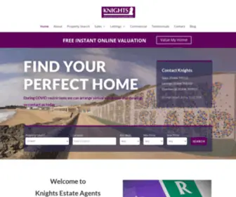 Knightsestateagents.co.uk(Knights Estate Agent) Screenshot