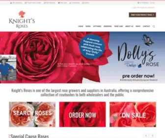 Knightsroses.com.au(Knight's Roses) Screenshot