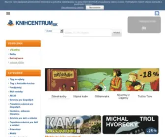 Knihcentrum.sk(Internetové kníhkupectvo ponúka knihy online) Screenshot