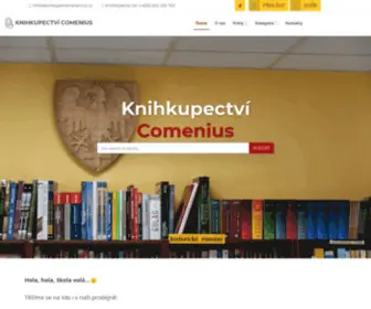 Knihkupectvicomenius.cz(Knihkupectví) Screenshot