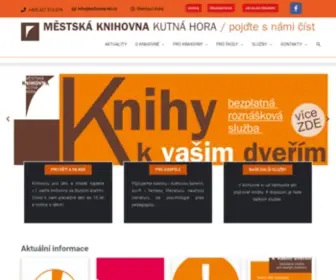 Knihovna-KH.cz(Městská knihovna Kutná Hora) Screenshot