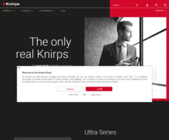 Knirps.com(Buy your Knirps umbrella or parasol online) Screenshot
