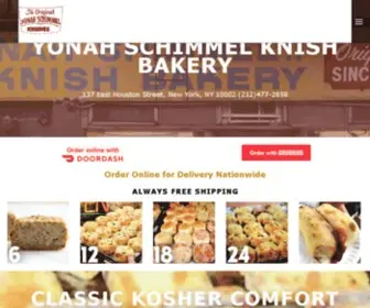 Knishery.com(Yonah Schimmel Knish) Screenshot