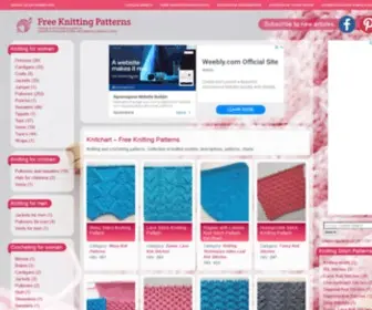 Knit-Charts.com(Free Knitting Patterns) Screenshot