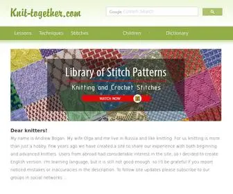Knit-Together.com(Knit Together) Screenshot
