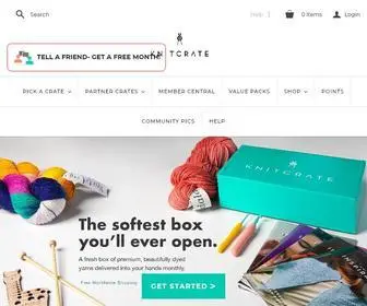 Knitcrate.com(Craftisio) Screenshot